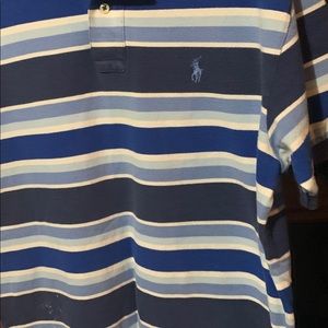 Blue Stripe Polo